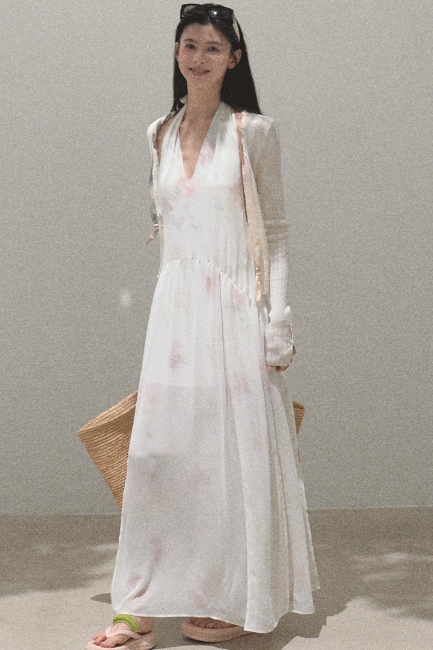 Summer Serenity Halter Dress