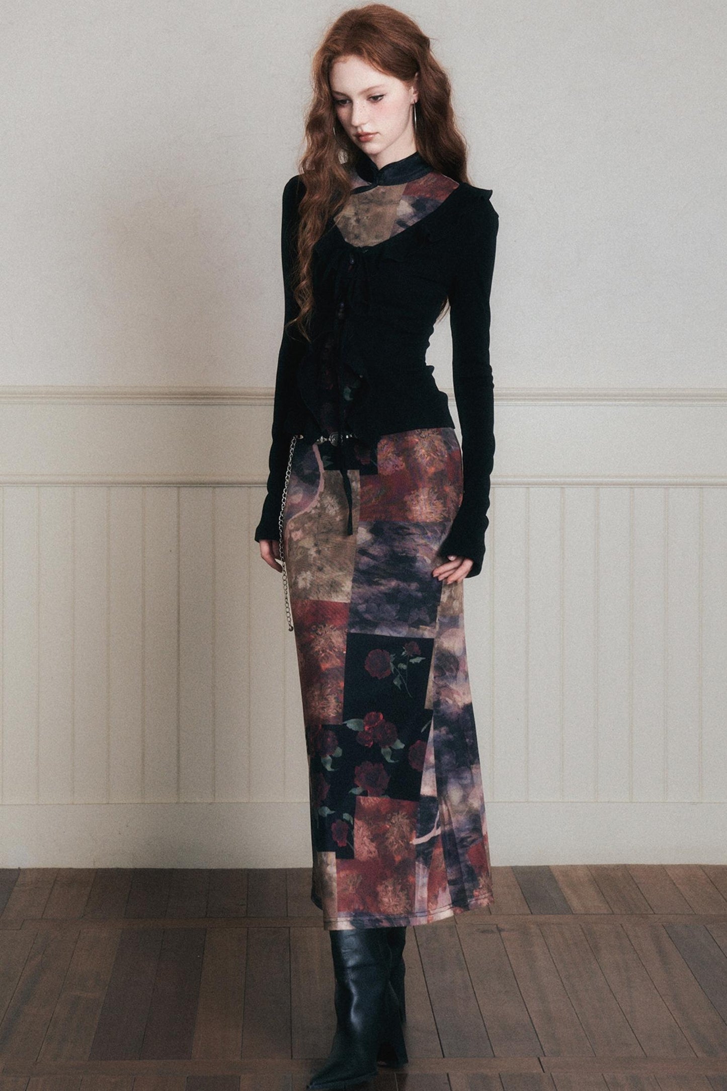 Vintage Chinese Cheongsam Dress