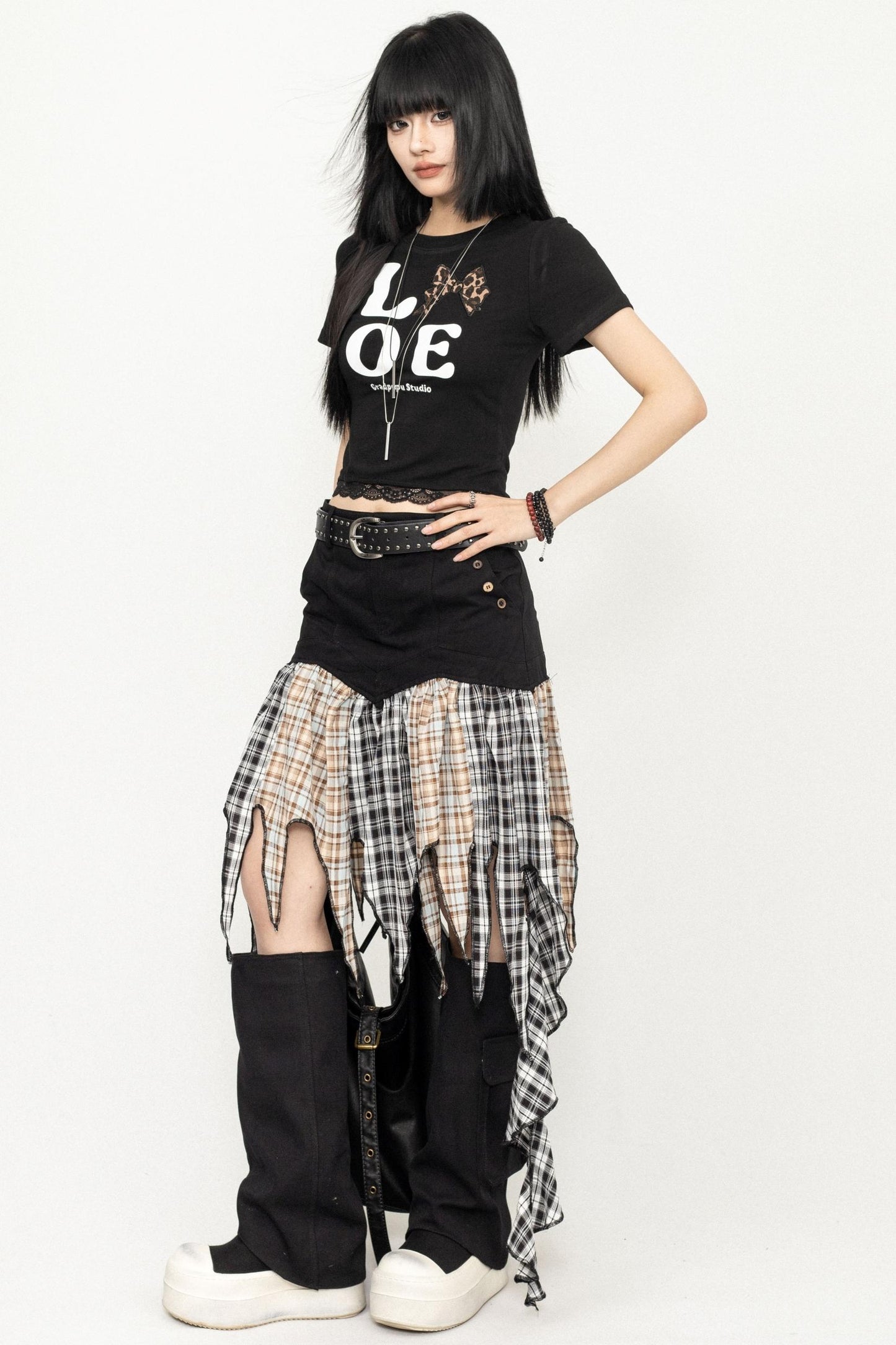 American Retro Lace Detail Tee