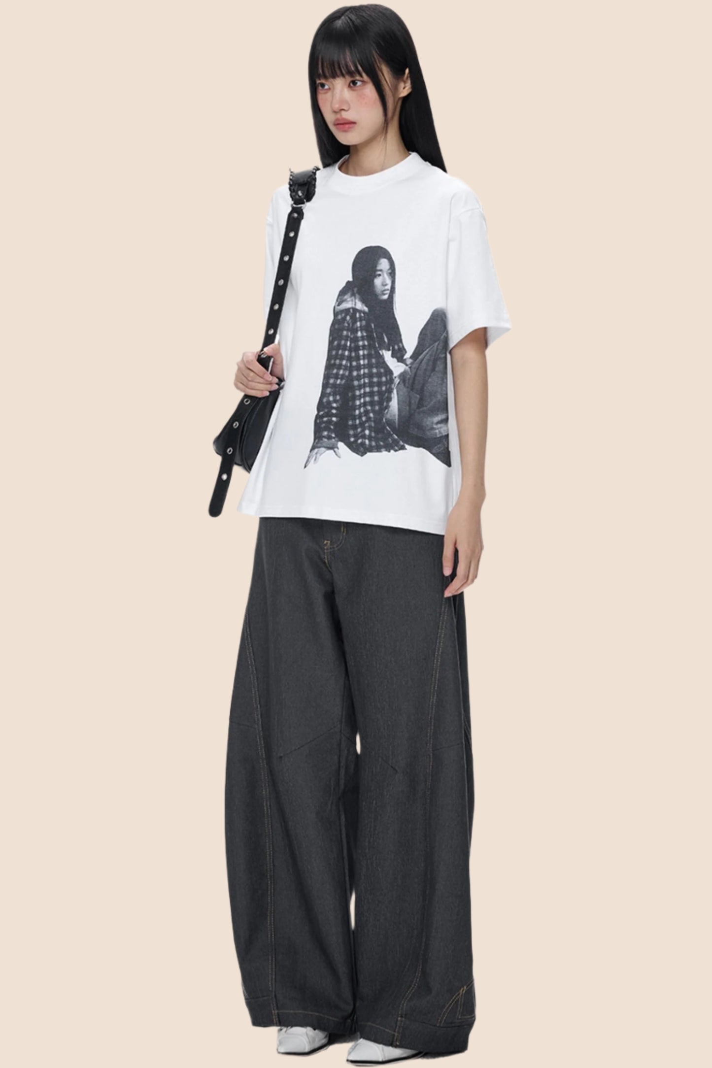 American Street White Short Sleeve Top