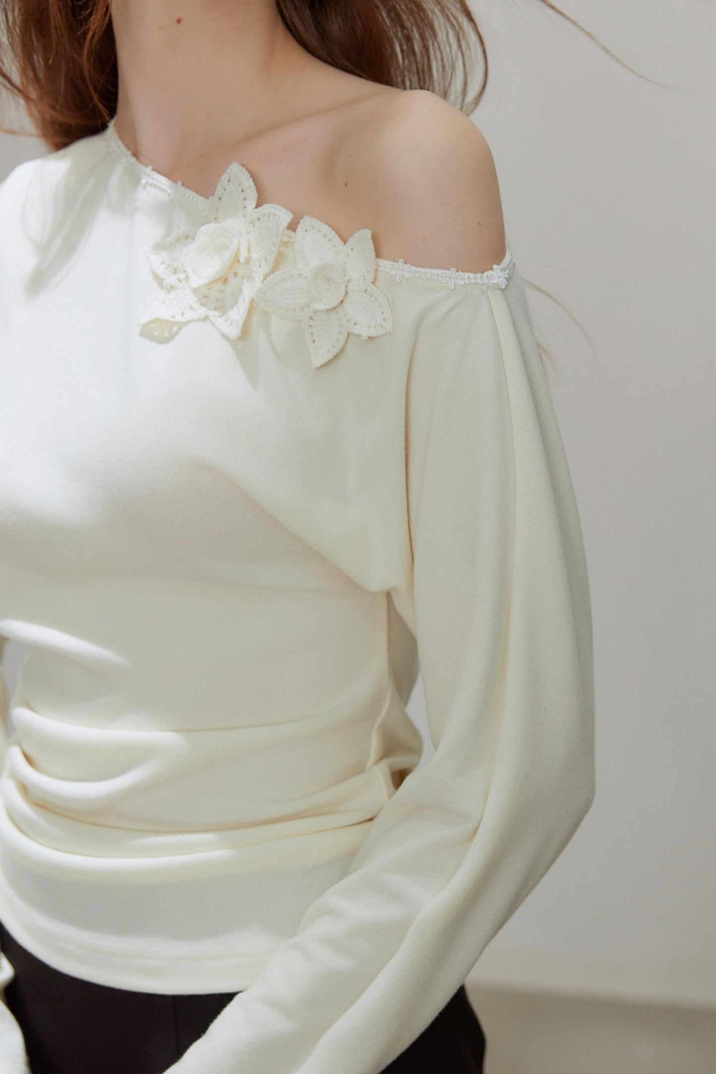 New Knitted Floral Sweater