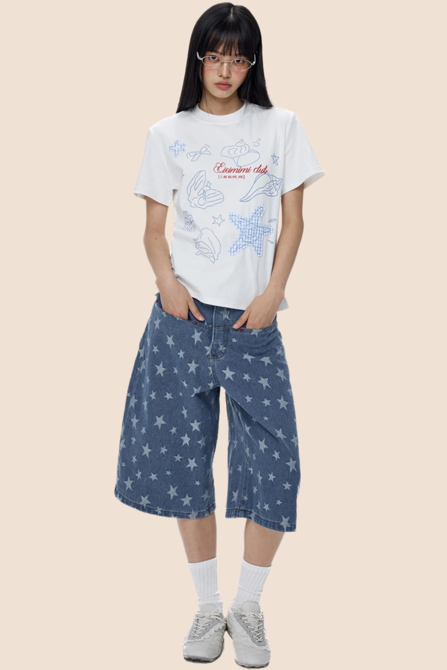 American Starfish Sweet Shoulder Tee