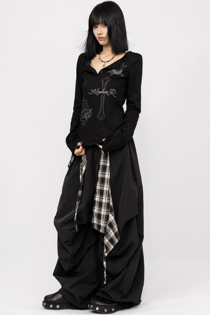 Autumn Retro Long Sleeve Tee