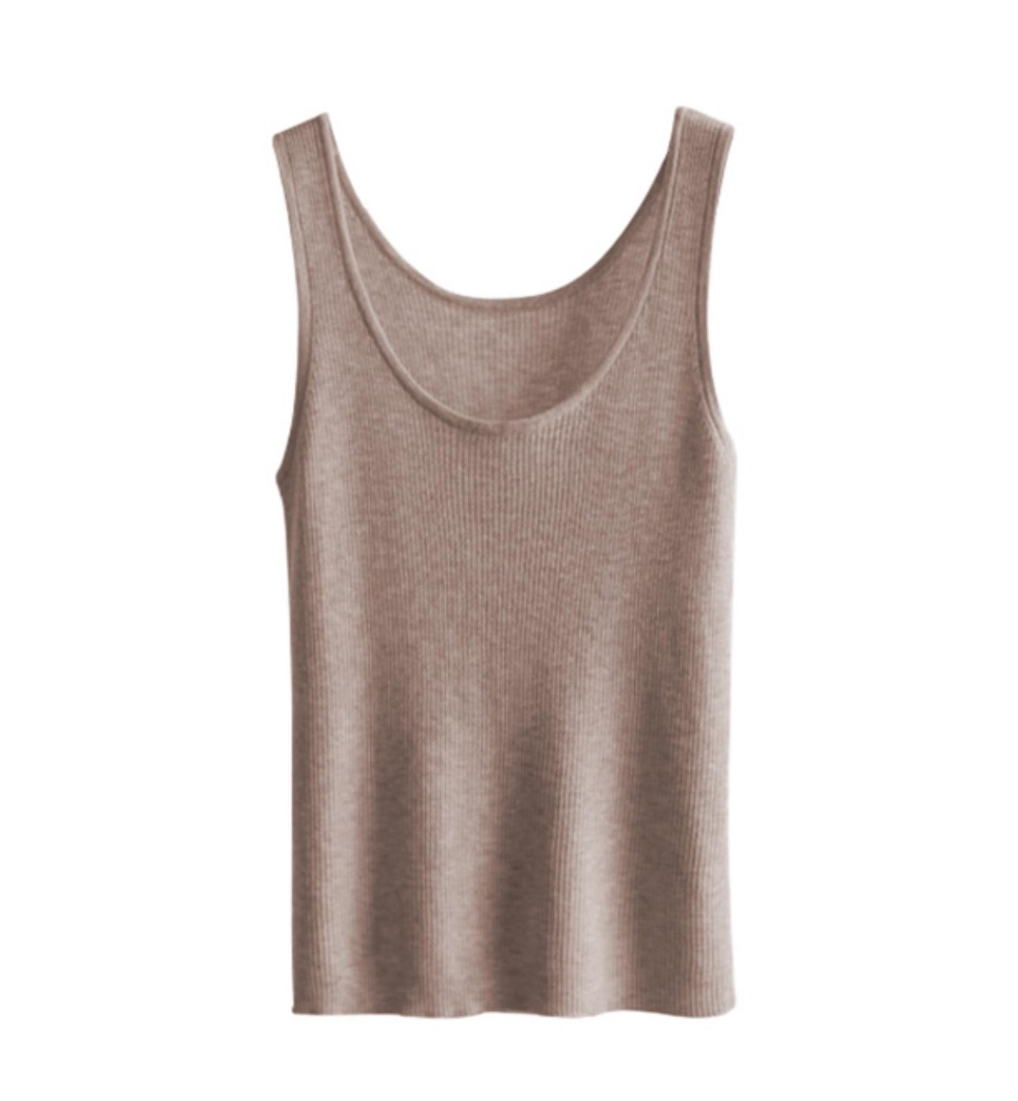 Soft Wool Knit Tank Top
