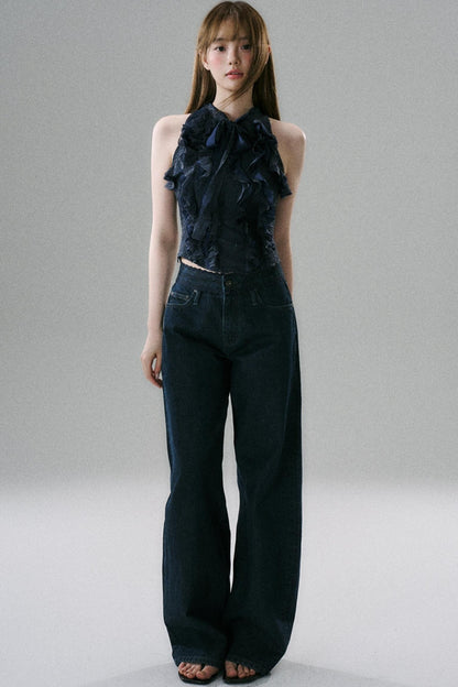 Low-Rise Straight Red Selvage Jeans