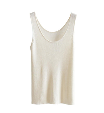 Soft Wool Knit Tank Top