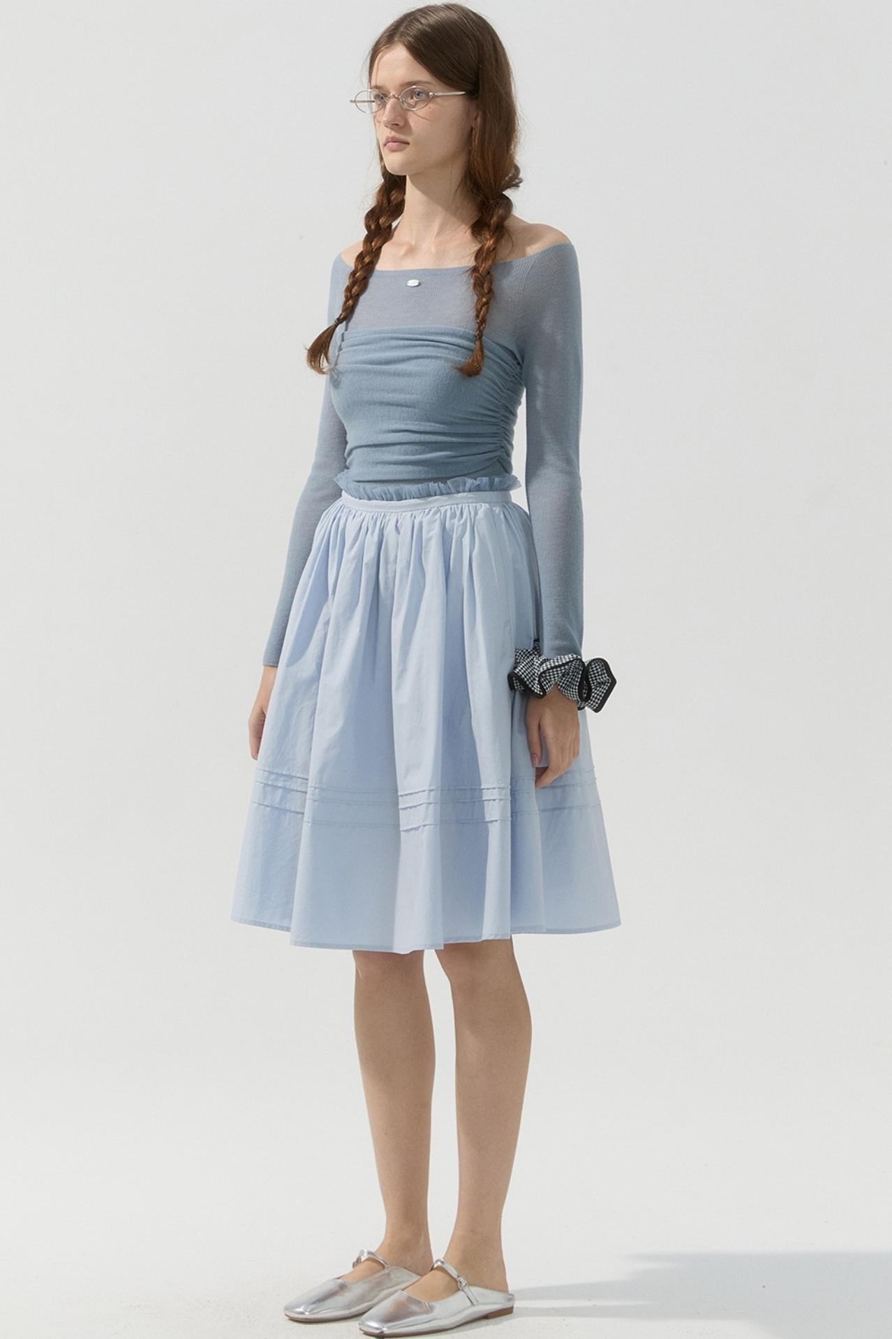 Oxygen Soft Knit Wrap Top