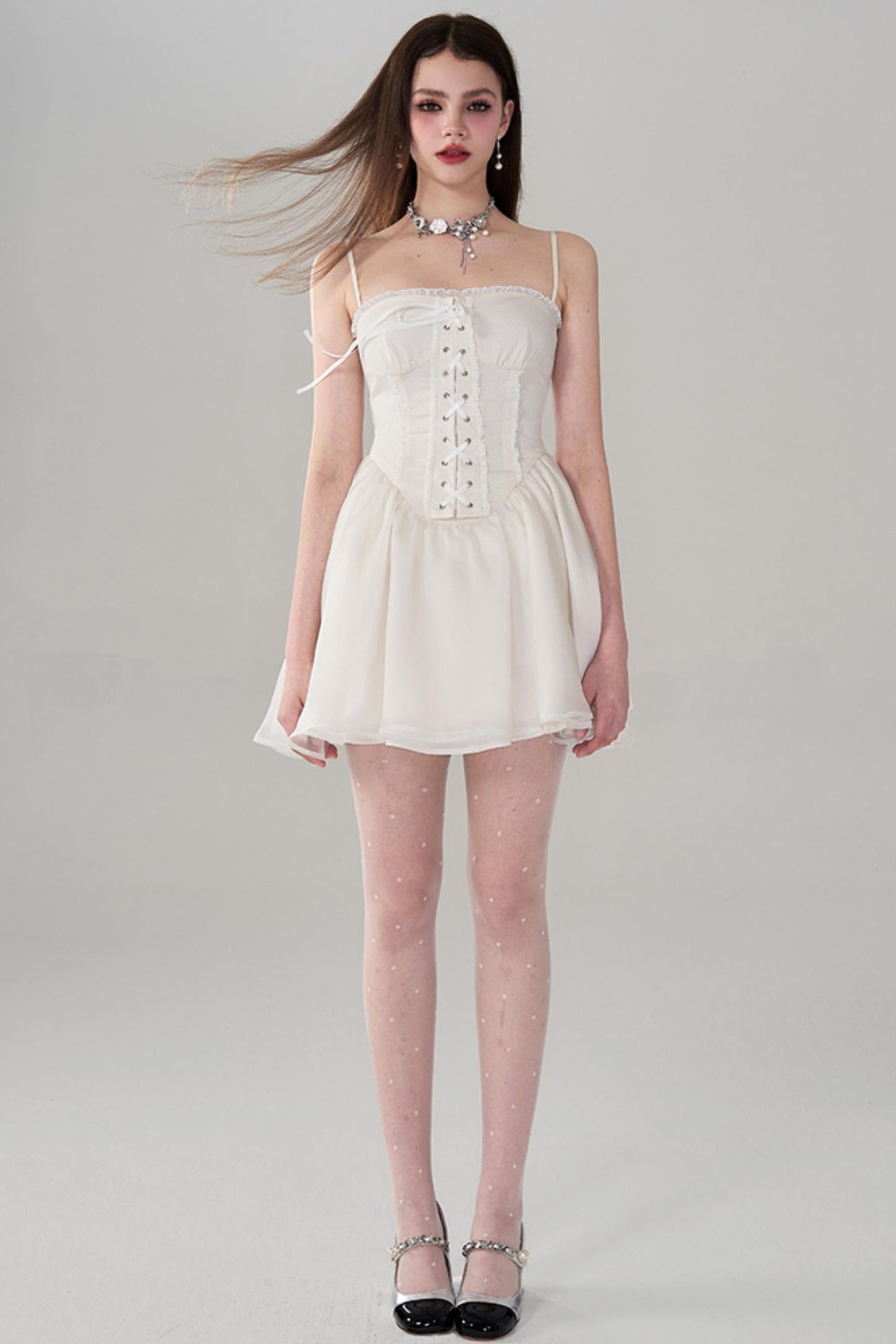 Jacquard Halter Dress