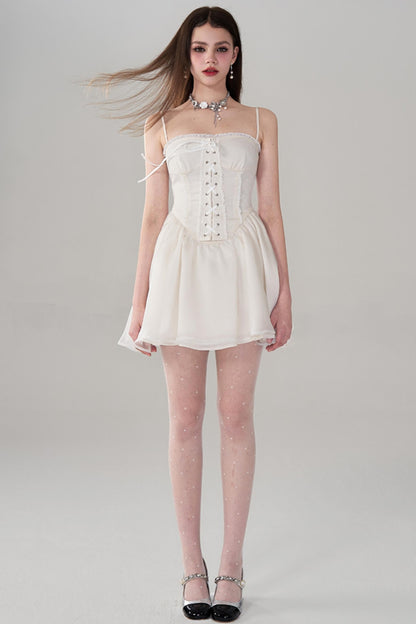 Jacquard Halter Dress