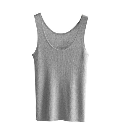 Soft Wool Knit Tank Top