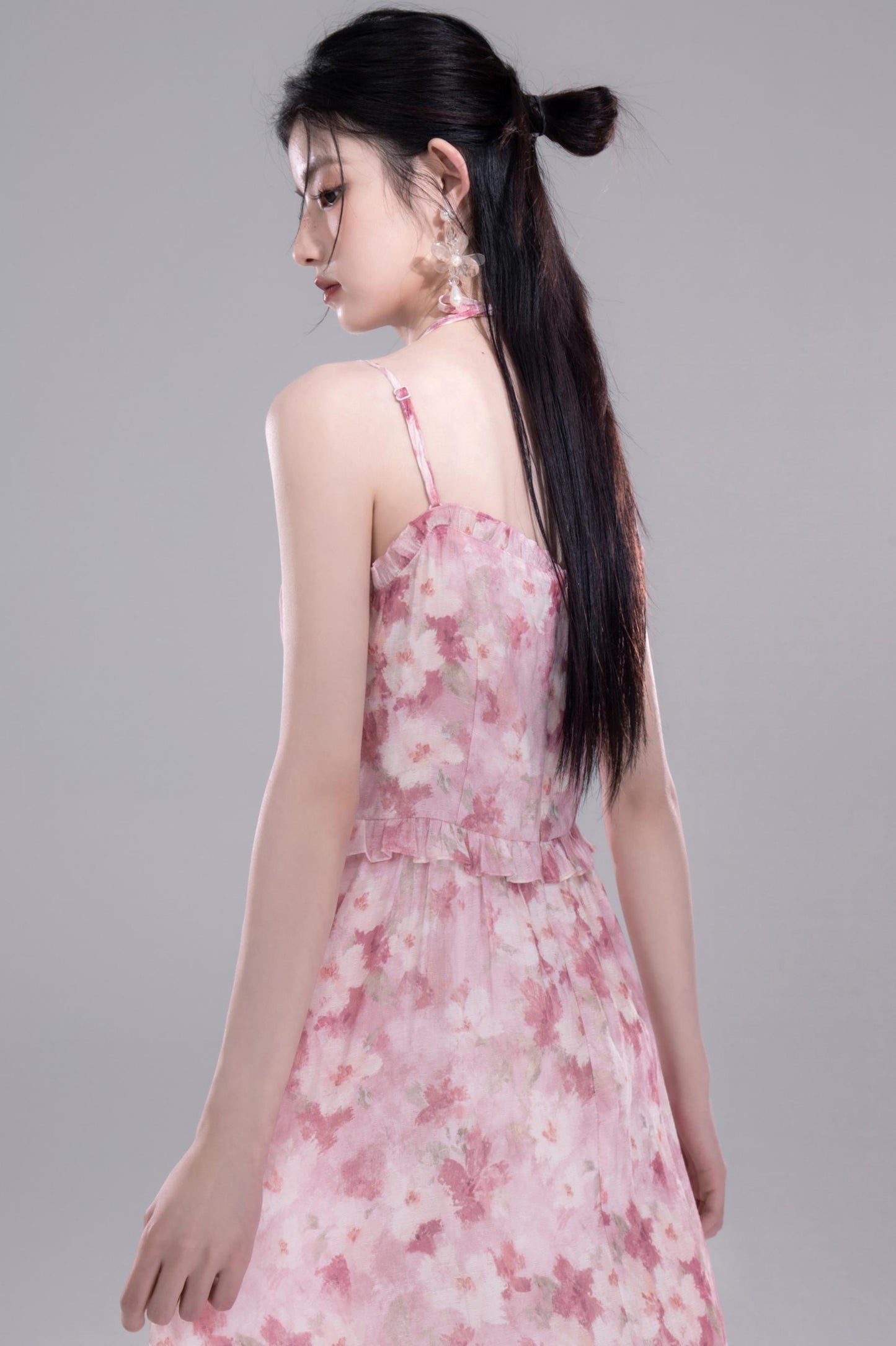 Halter Floral Dress