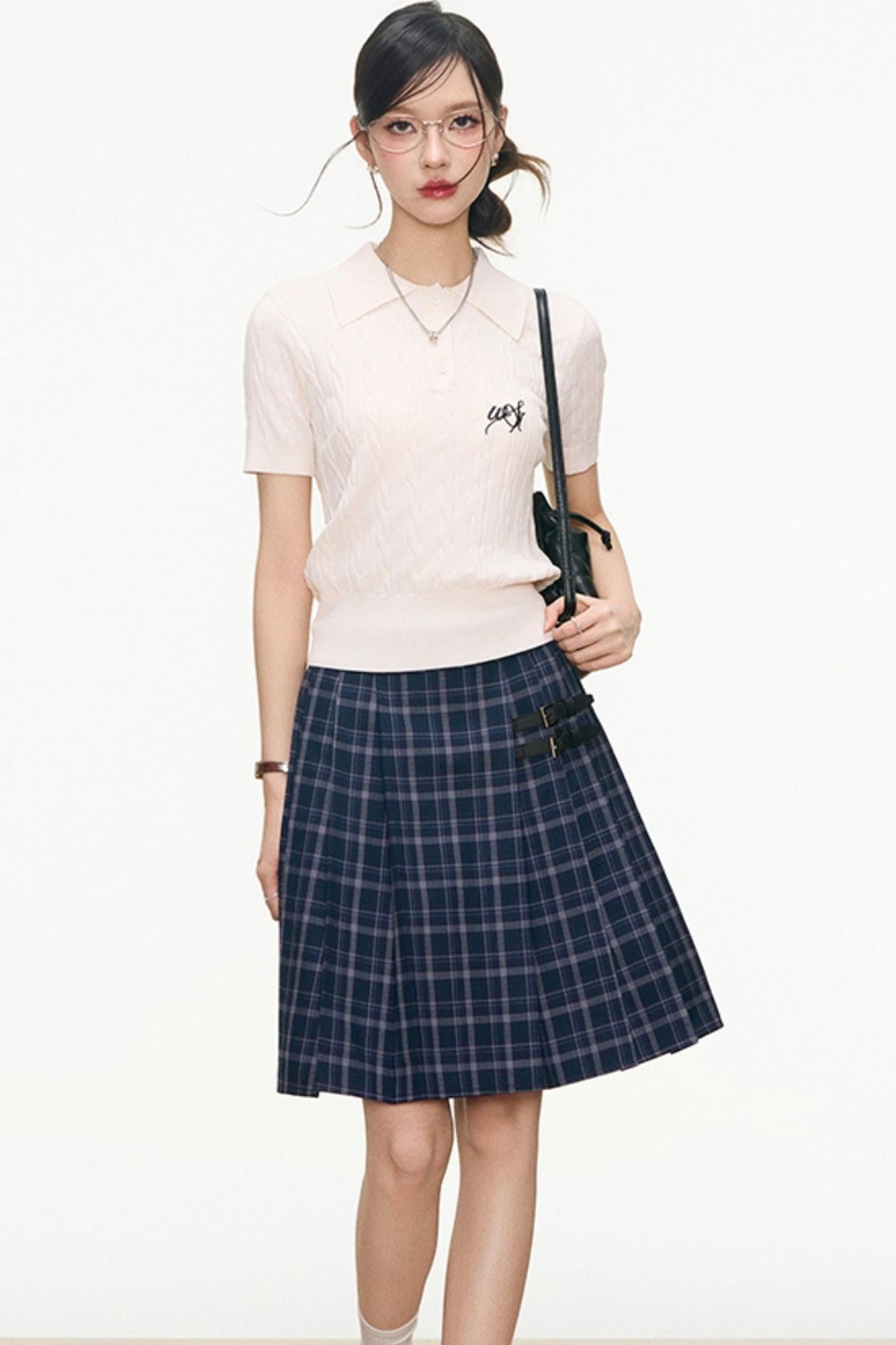 Chic Knit Skirt Set-Up