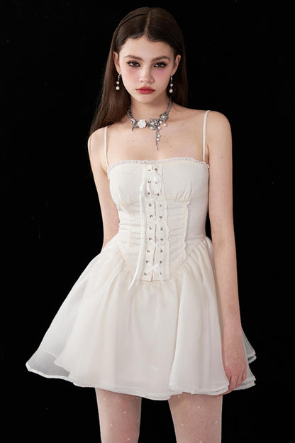 Jacquard Halter Dress