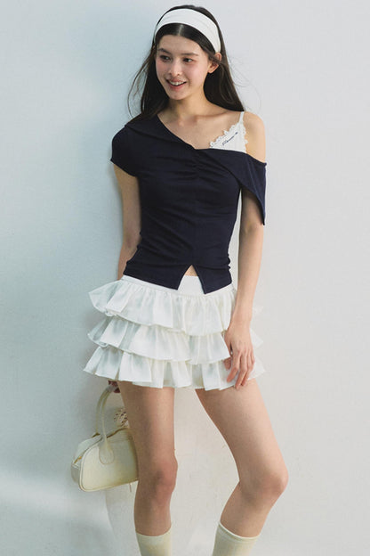 Off-Shoulder Knit Top