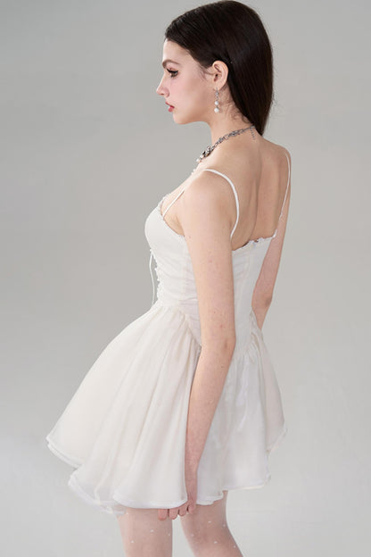 Jacquard Halter Dress