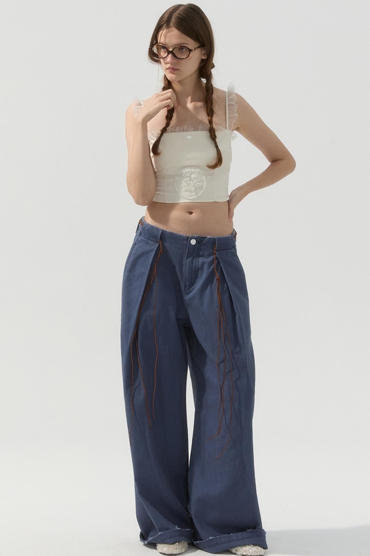 Velvet Blossom Mesh Tank