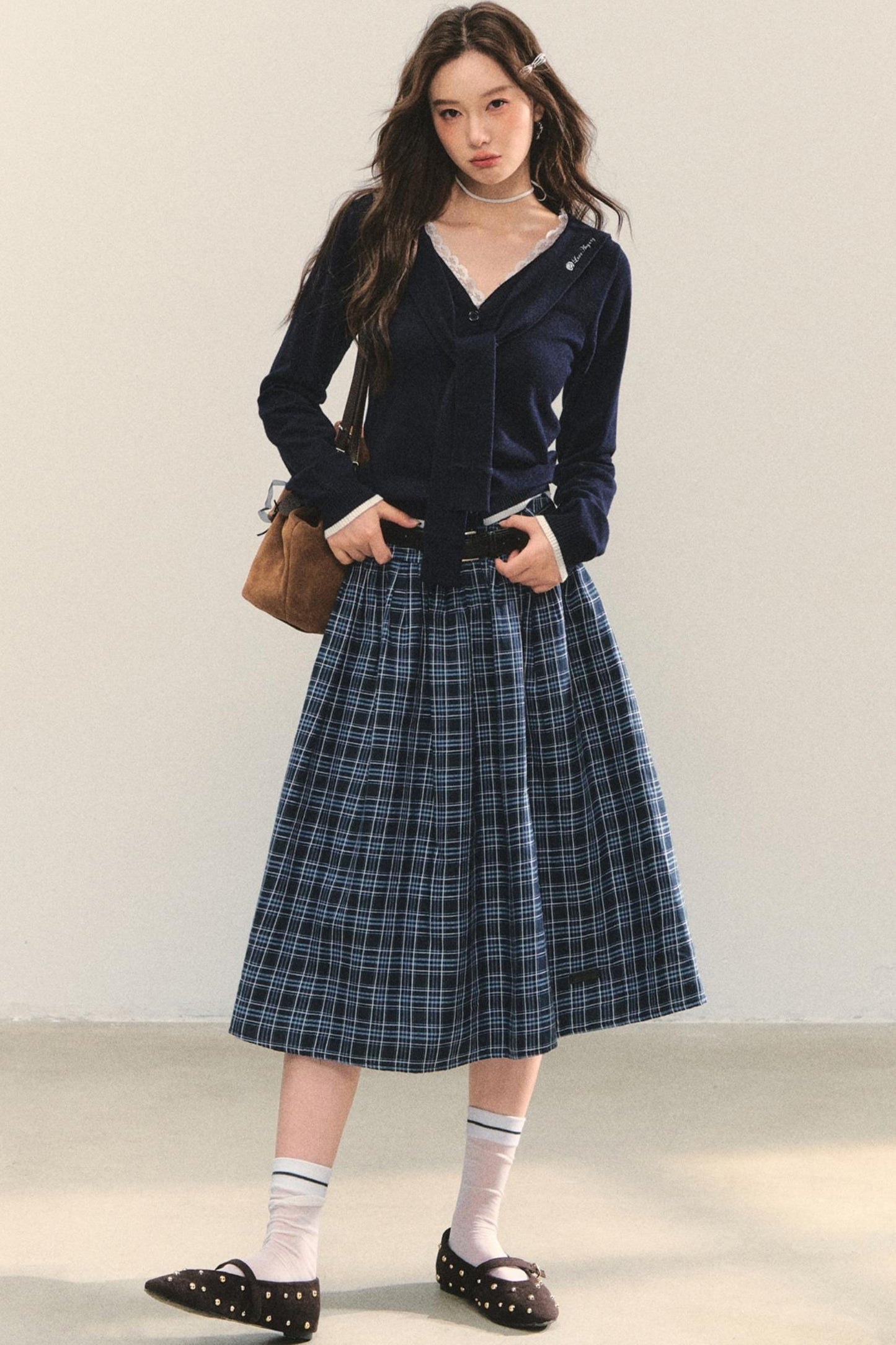 Luxe Patchwork Knit Sweater