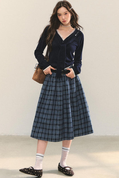 Luxe Patchwork Knit Sweater