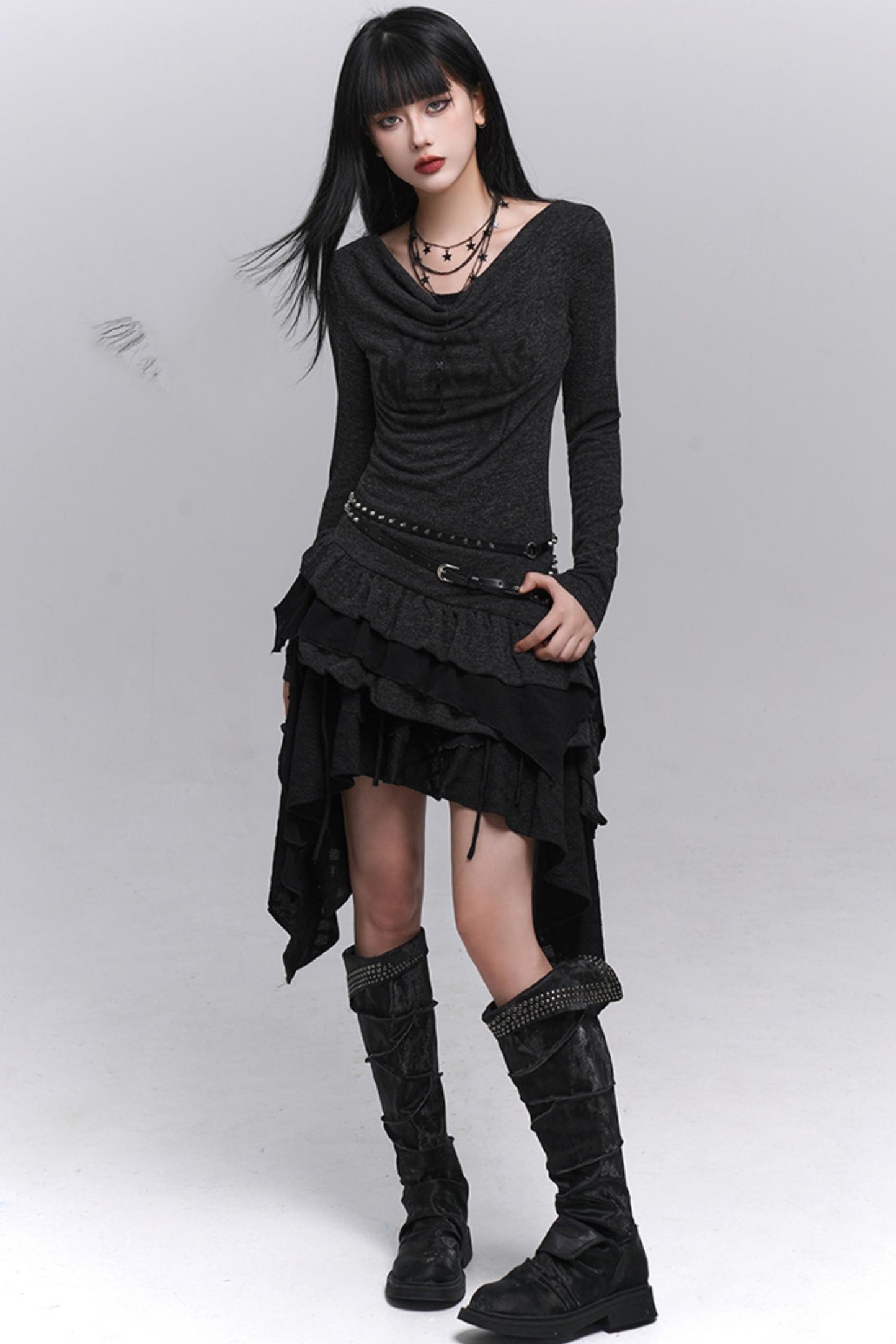 Élégant faux haut deux pièces slim