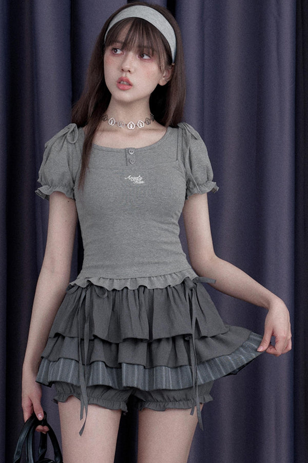 Sweet Lust Bubble Sleeve Top