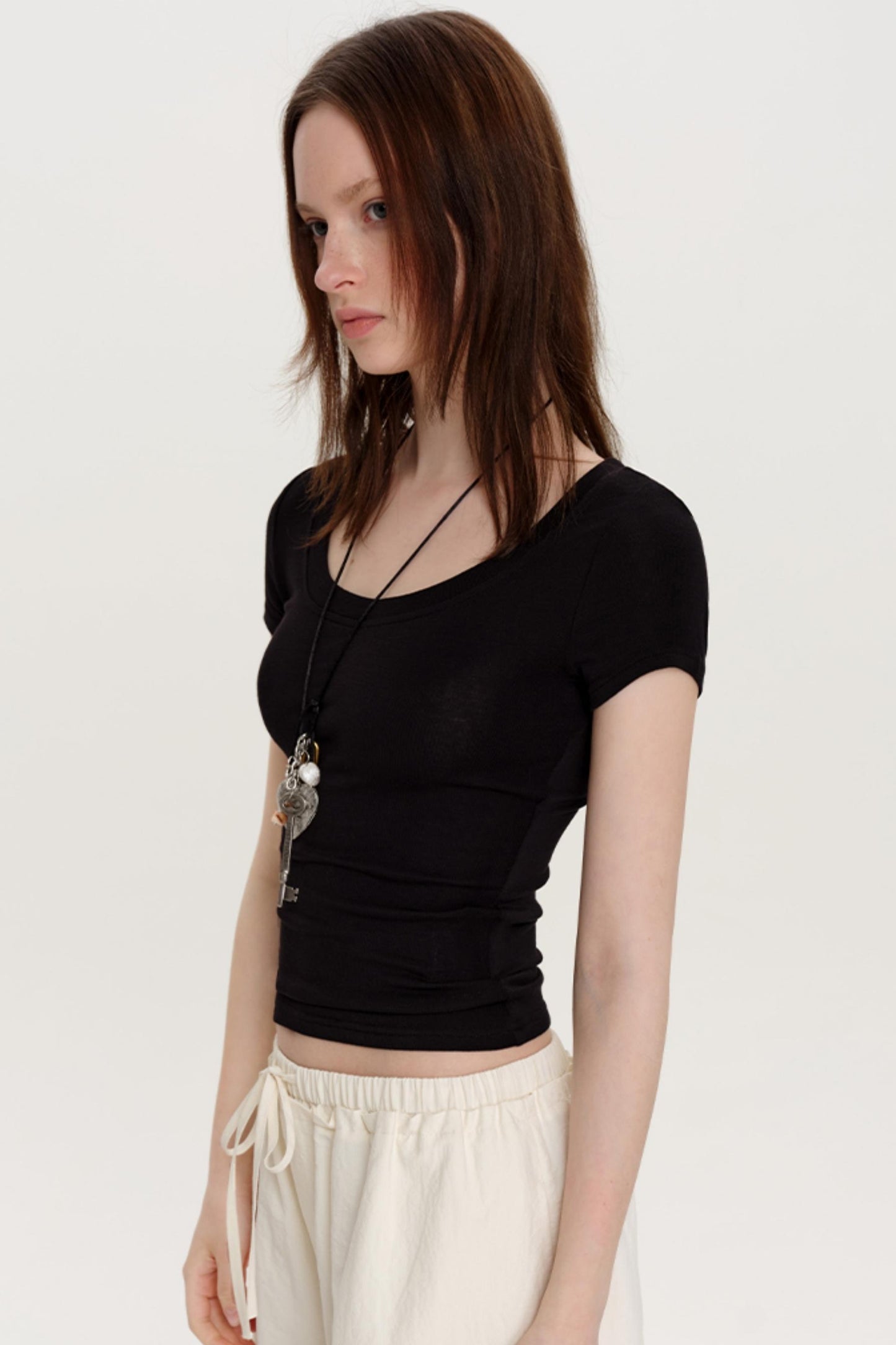 Soft Touch U-Neck Slim Fit T-Shirt