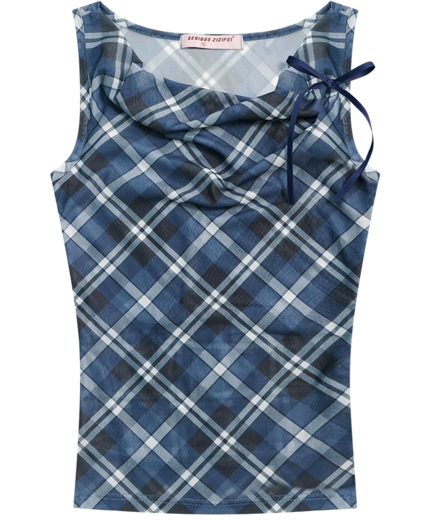 Plaid Swing Top