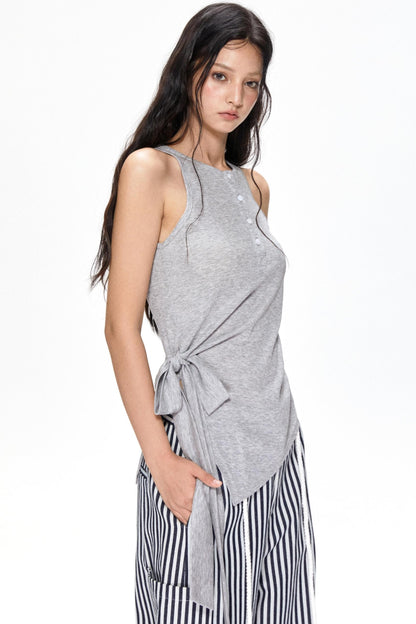 Apricot Tie-Front Camisole