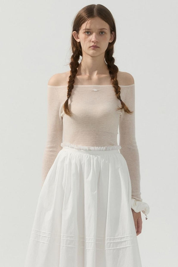 Oxygen Soft Knit Wrap Top