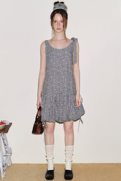 Floral Checkered Hairband