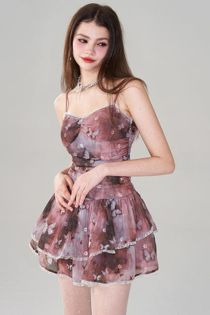 Tulare Lace Trim Camisole Dress