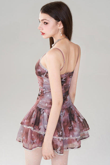 Tulare Lace Trim Camisole Dress