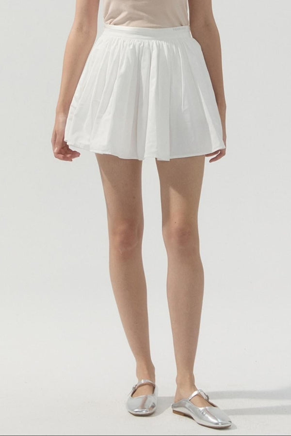 Pleated Bustier Skirt