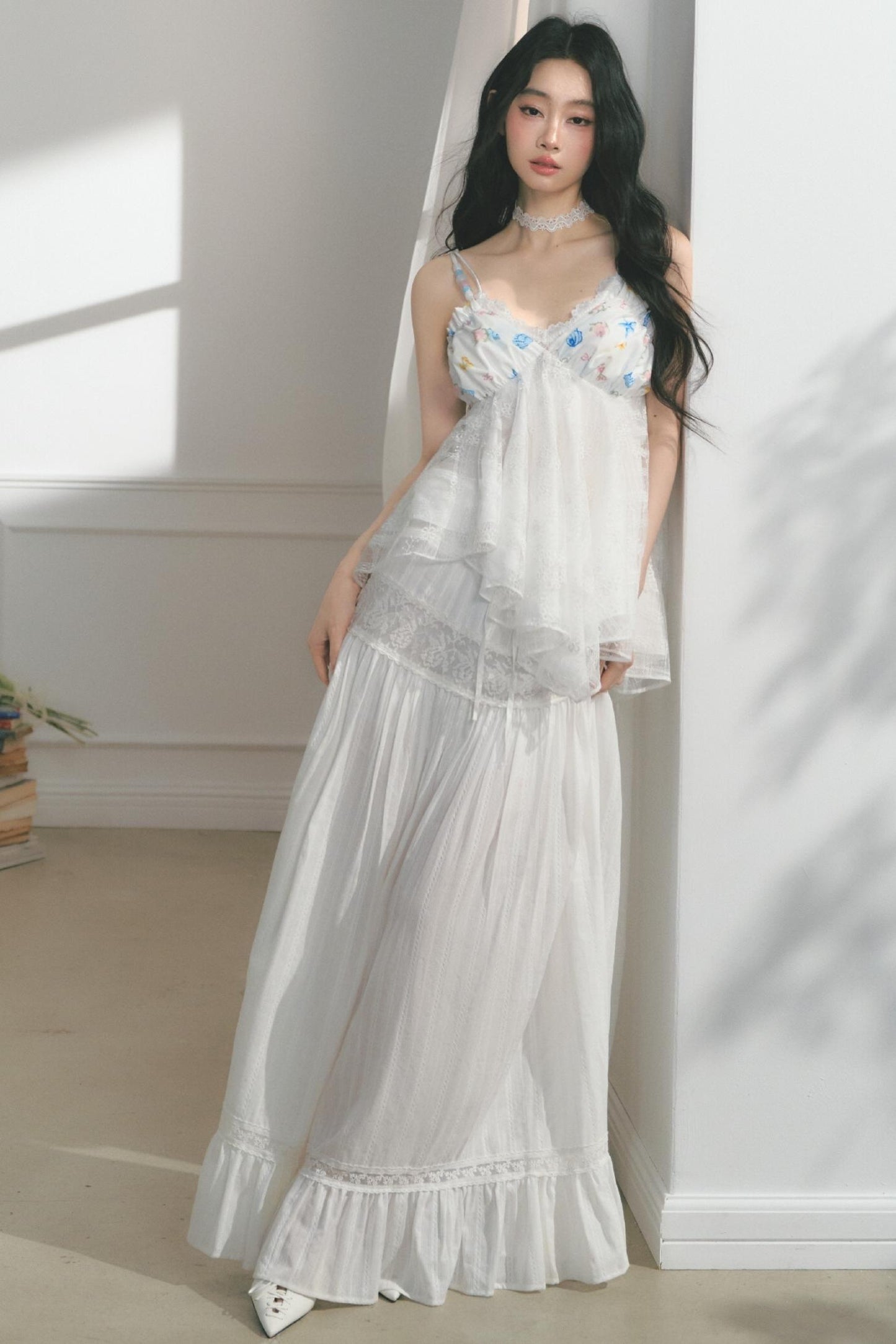 Vanilla Ruffle Skirt