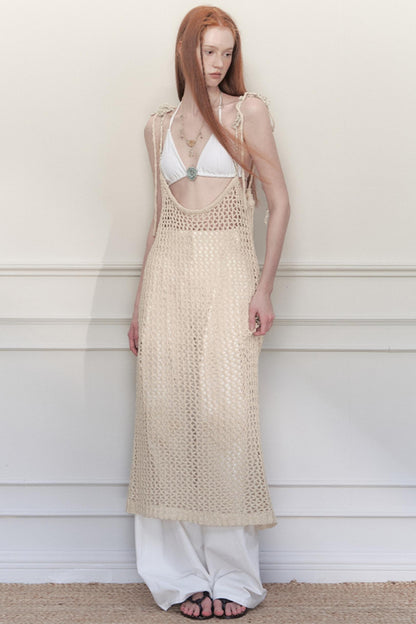 Moonlit Halter Dress