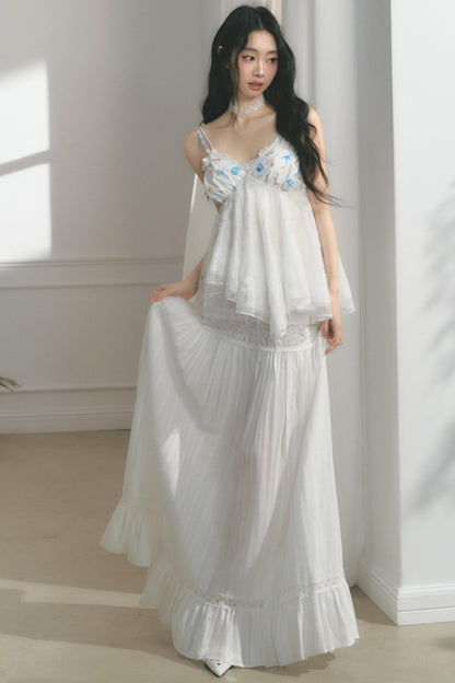 Vanilla Ruffle Skirt