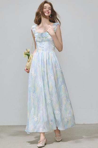 Summer Chiffon A-Line Dress
