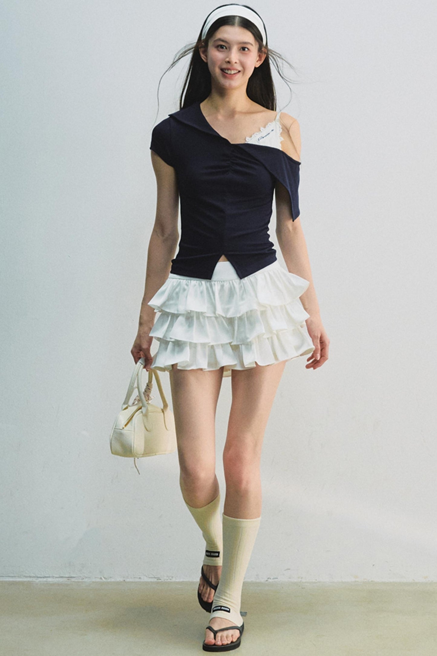 Off-Shoulder Knit Top