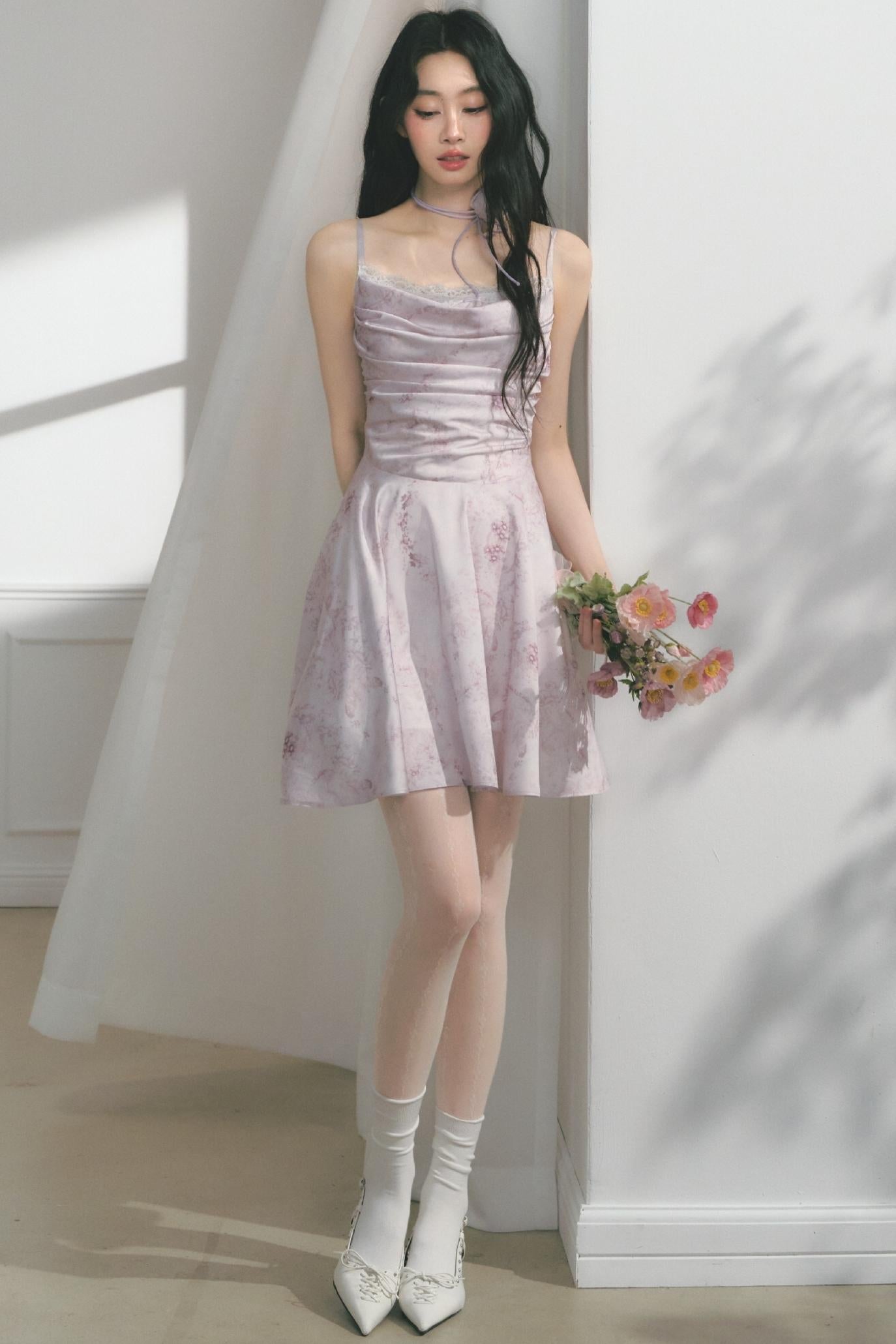 Pleated Waist Elegance Dress