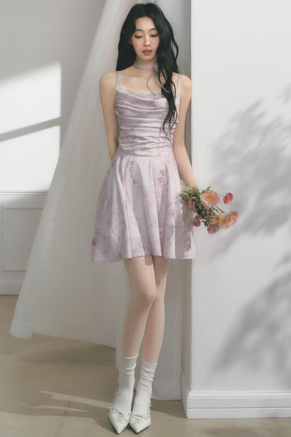 Pleated Waist Elegance Dress