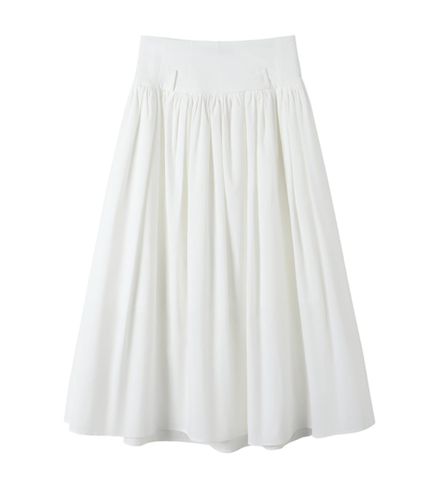 Flowy Solid Flare Skirt