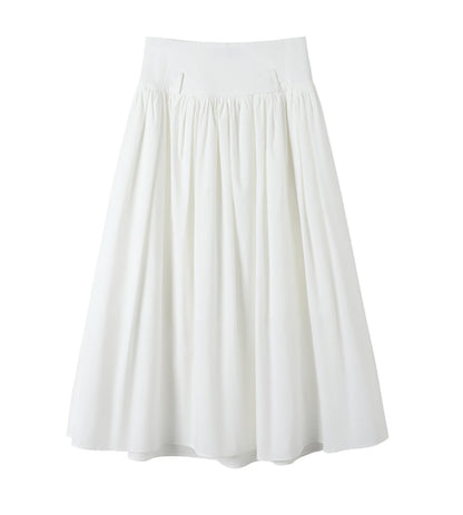 Flowy Solid Flare Skirt