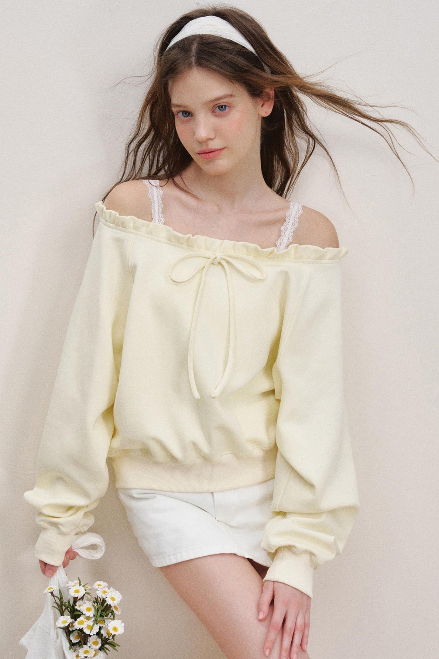 Breathing Cotton Raglan Sweatshirt