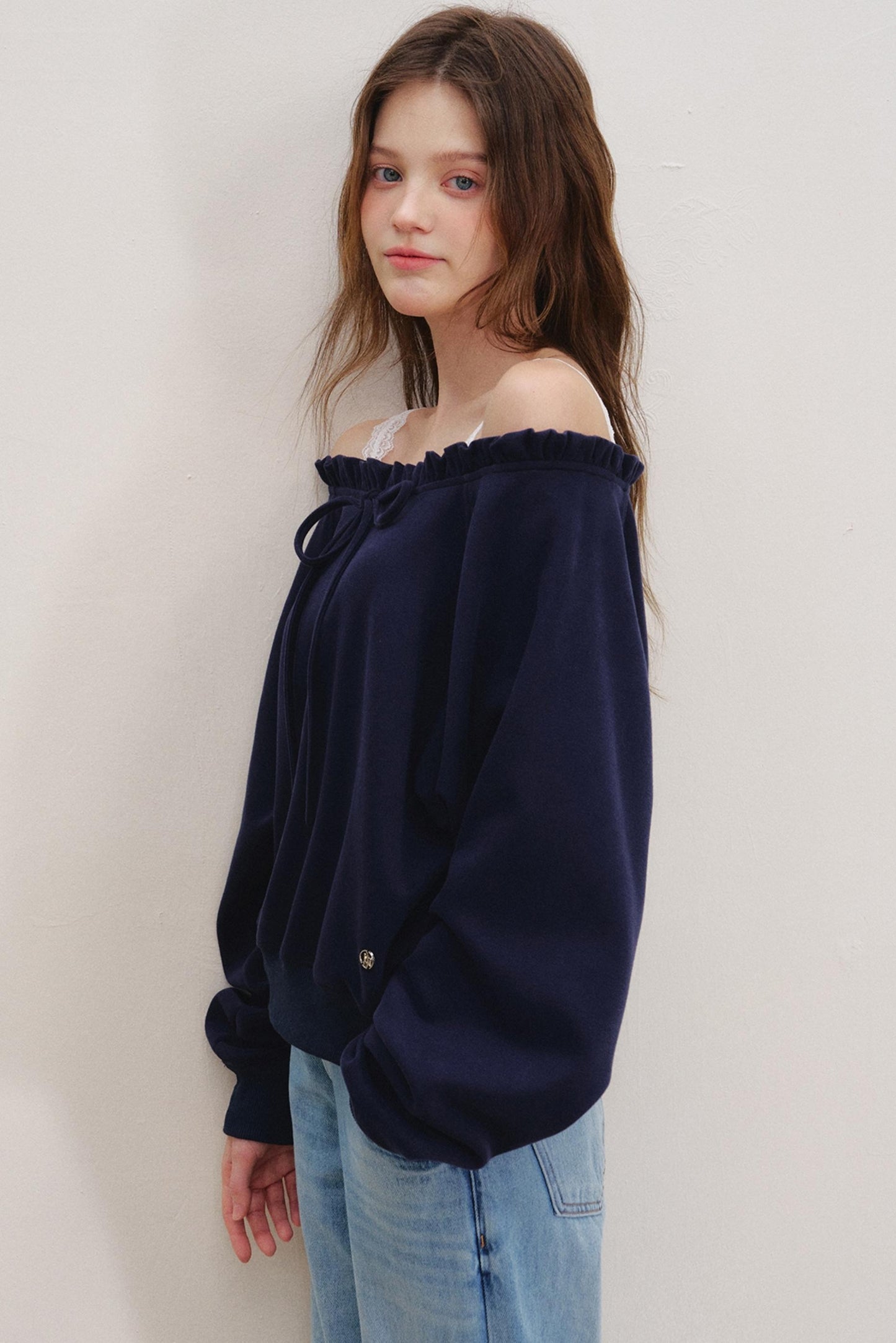 Breathing Cotton Raglan Sweatshirt