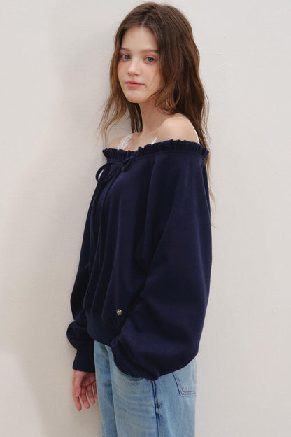 Breathing Cotton Raglan Sweatshirt