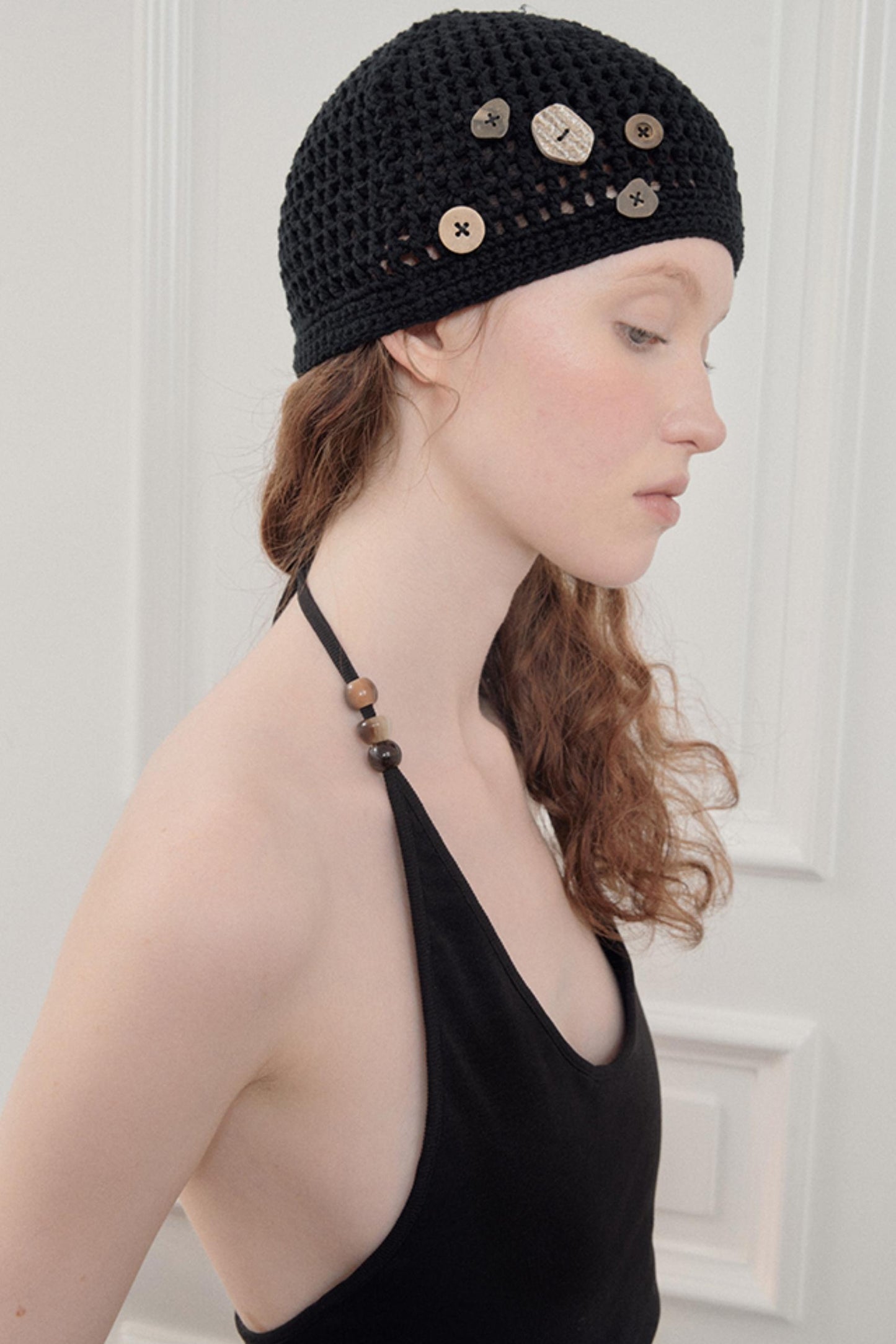 Mesh Knit Cold Hat