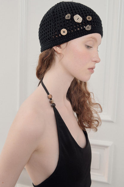 Mesh Knit Cold Hat