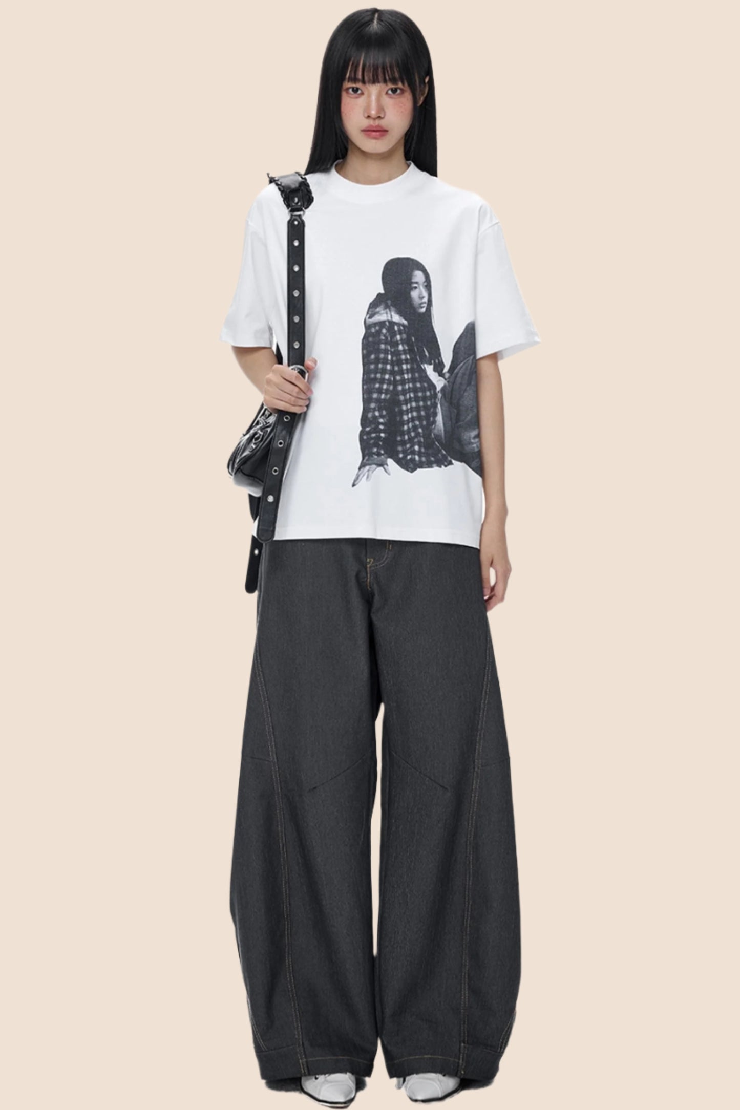 American Street White Short Sleeve Top