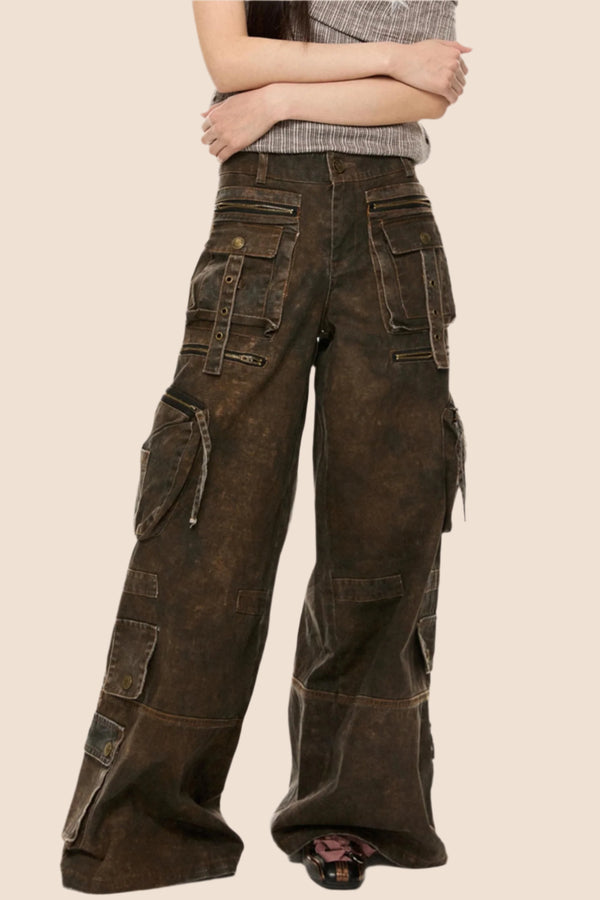 High-Waist Work Jeans