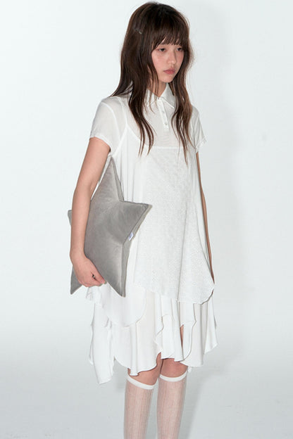 Summer Breathable Tencel Patchwork Dress Set