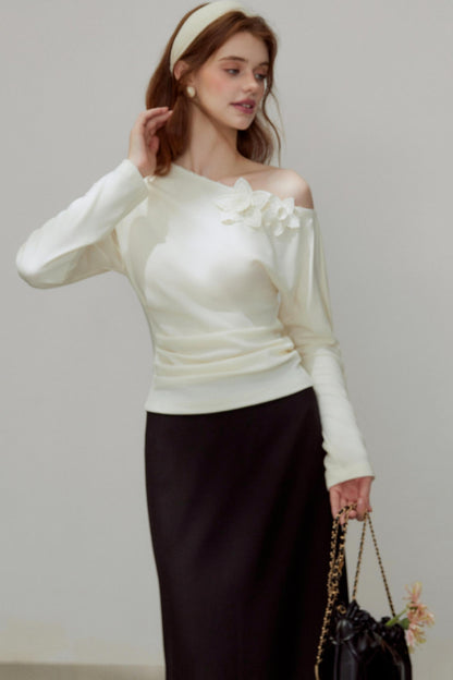 New Knitted Floral Sweater